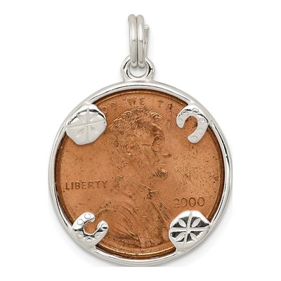 Sterling Silver Penny Pendant