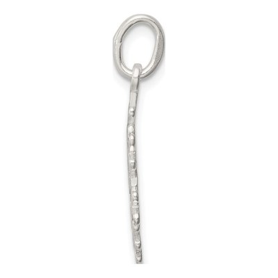 Sterling Silver Diamond-Cut Snowflake Charm – view 3