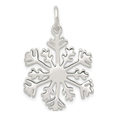 Sterling Silver Snowflake Pendant