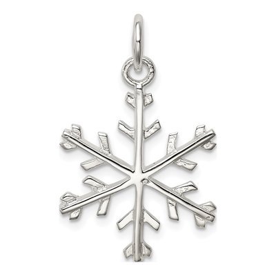 Sterling Silver Snowflake Pendant – view 5