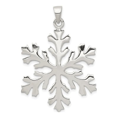 Sterling Silver Snowflake Pendant