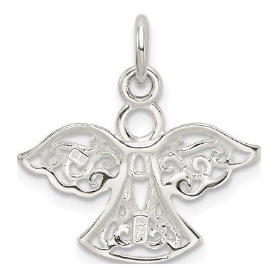 Sterling Silver Filigree Angel Pendant – view 5
