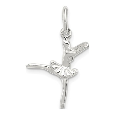 Sterling Silver Ballerina Charm