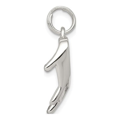 Sterling Silver Enamel Piano Charm – view 3