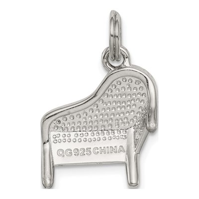 Sterling Silver Enamel Piano Charm – view 5
