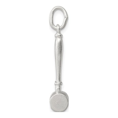 Sterling Silver Gavel 3D Themed Pendant – view 3