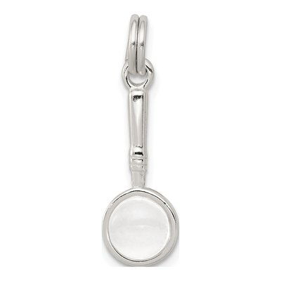 Sterling Silver Magnifying Glass Charm