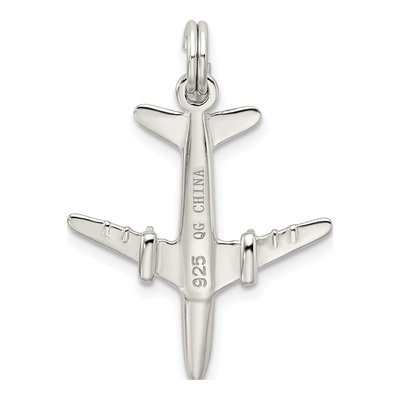 Sterling Silver Airplane Charm – view 5