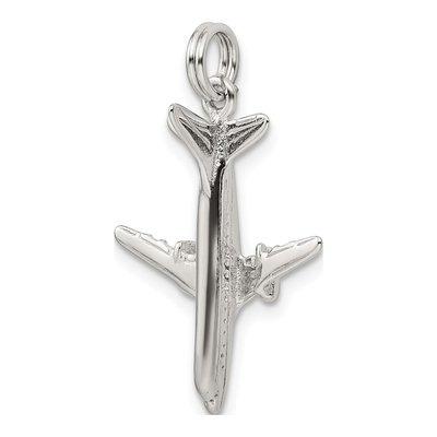 Sterling Silver Airplane Charm – view 6