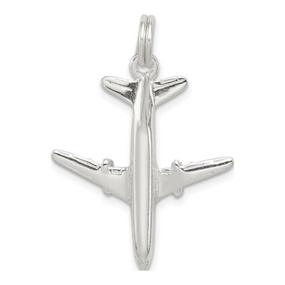 Sterling Silver Airplane Charm