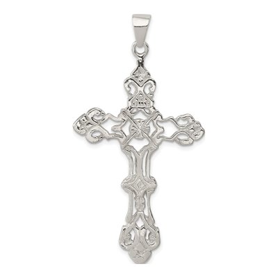 Sterling Silver INRI Cross Pendant