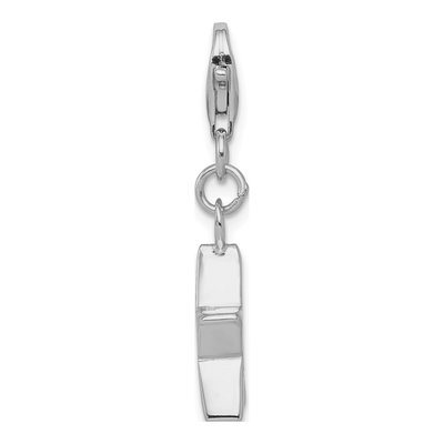 Sterling Silver CZ January Birthstone Star Charm – view 3