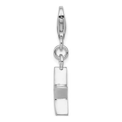 Sterling Silver CZ July Birthstone Star Charm – view 3