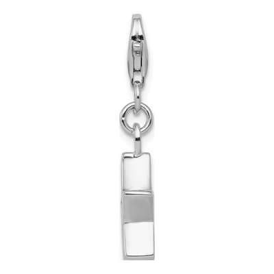 Sterling Silver CZ October Birthstone Star Charm – view 3