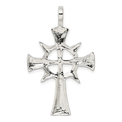 Sterling Silver Iona Cross Pendant – view 4