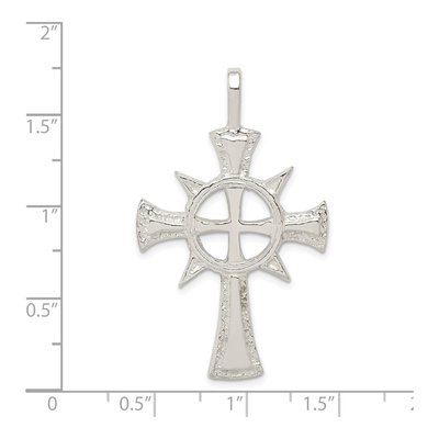 Sterling Silver Iona Cross Pendant – view 5