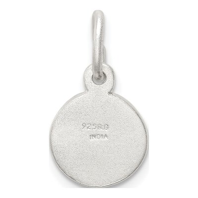 Sterling Silver Diamond-Cut Cherub Disk Charm – view 5