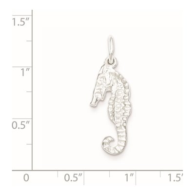 Sterling Silver Seahorse Charm – view 2