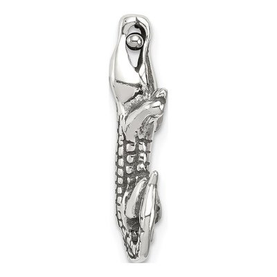 Sterling Silver Alligator Slide Pendant – view 3