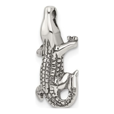 Sterling Silver Alligator Slide Pendant – view 6