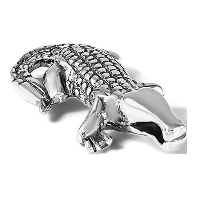 Sterling Silver Alligator Slide Pendant – view 7