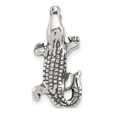 Sterling Silver Alligator Slide Pendant