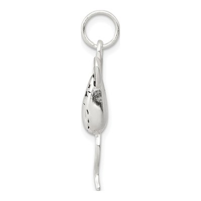Sterling Silver 3-D Mouse Charm – view 3