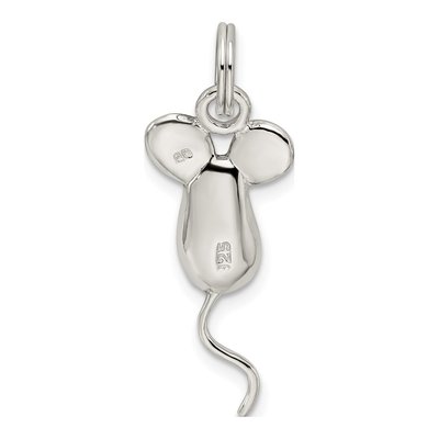 Sterling Silver 3-D Mouse Charm – view 5