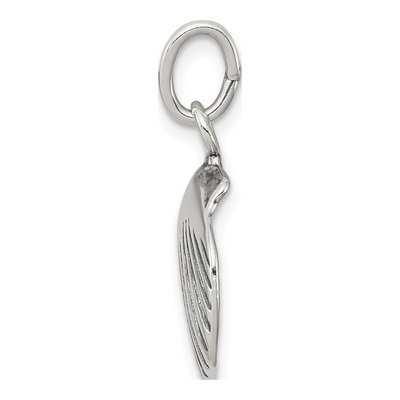 Sterling Silver Antiqued Sea Shell Pendant – view 3
