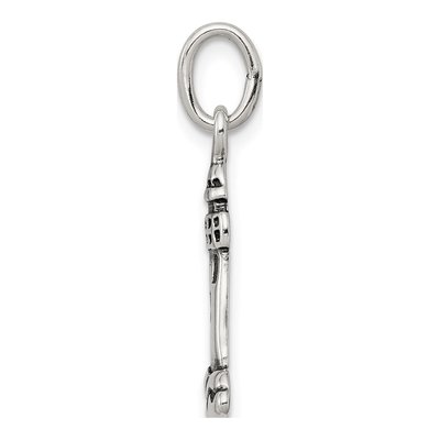 Sterling Silver Antiqued Lighthouse Charm Pendant – view 3