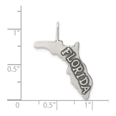 Sterling Silver Florida State Pendant – view 4