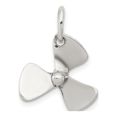Sterling Silver Boat Propeller Pendant
