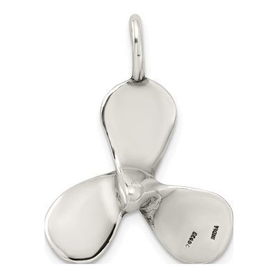 Sterling Silver Boat Propeller Pendant – view 5