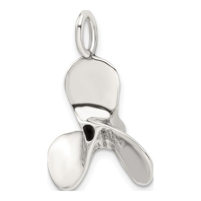 Sterling Silver Boat Propeller Pendant – view 6