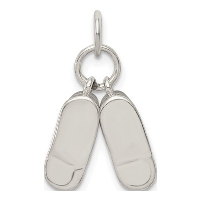 Sterling Silver Baby Shoes Charm – view 5