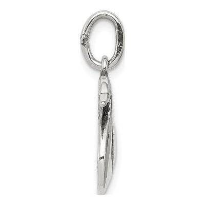 Sterling Silver Antiqued Swan Pendant – view 3
