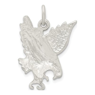 Sterling Silver Diamond-Cut Eagle Charm – view 5