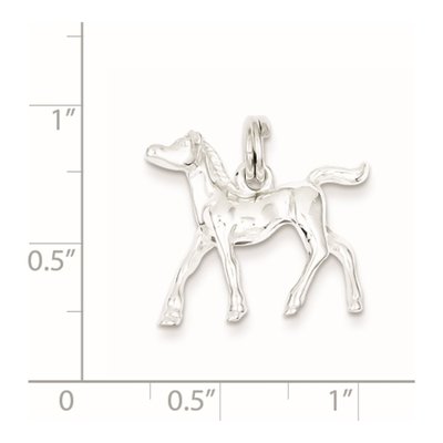 Sterling Silver Horse Pendant – view 2