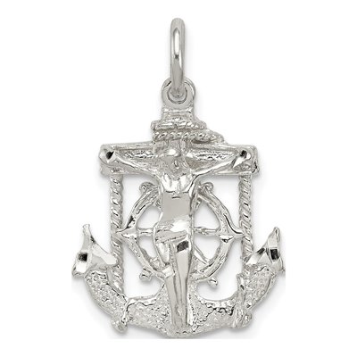 Sterling Silver Mariner Cross Pendant