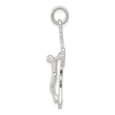 Sterling Silver Crucifix Pendant – view 3