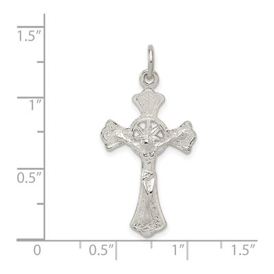 Sterling Silver Crucifix Pendant – view 4
