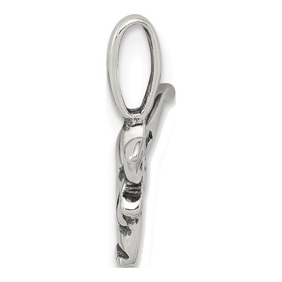 Sterling Silver Bull Pendant – view 3