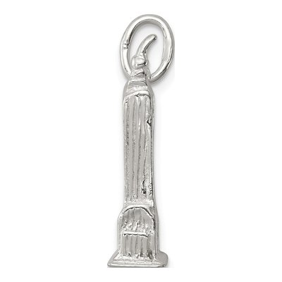 Sterling Silver Empire State Building Charm – view 3