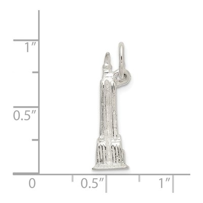 Sterling Silver Empire State Building Charm – view 4