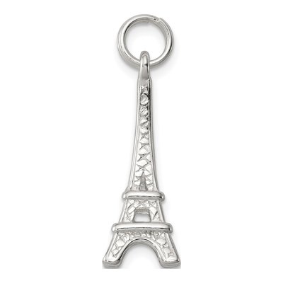 Sterling Silver Eiffel Tower Pendant – view 3