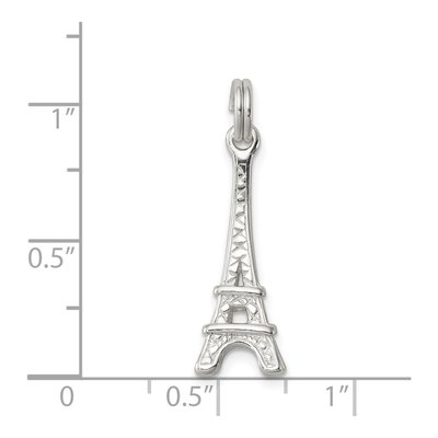 Sterling Silver Eiffel Tower Pendant – view 4