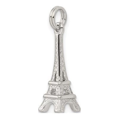 Sterling Silver Eiffel Tower Pendant – view 6