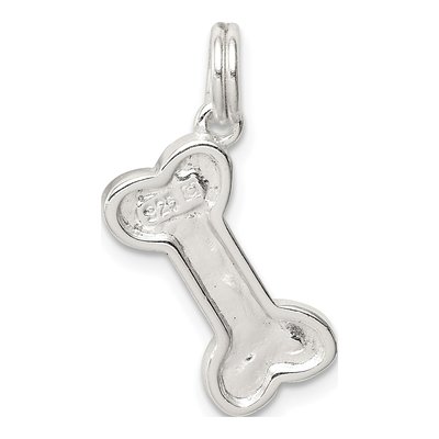 Sterling Silver Dog Bone Pendant – view 4