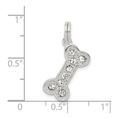 Sterling Silver Dog Bone Pendant – view 5
