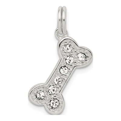 Sterling Silver Dog Bone Pendant